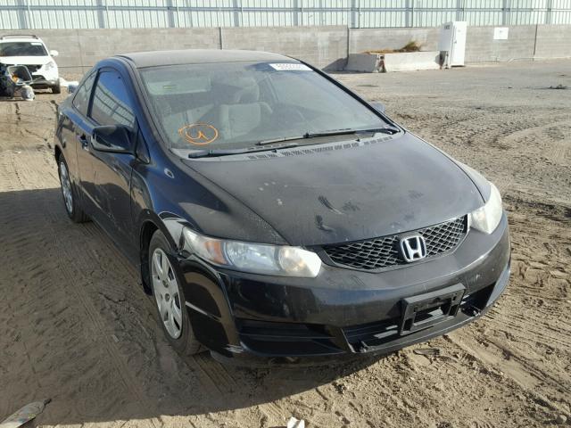 2HGFG1B69AH502954 - 2010 HONDA CIVIC LX BLACK photo 1