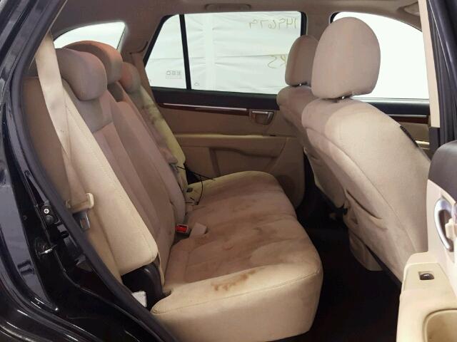 5NMSH13E78H156546 - 2008 HYUNDAI SANTA FE S 黑色 照片 6