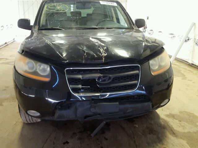 5NMSH13E78H156546 - 2008 HYUNDAI SANTA FE S 黑色 照片 9