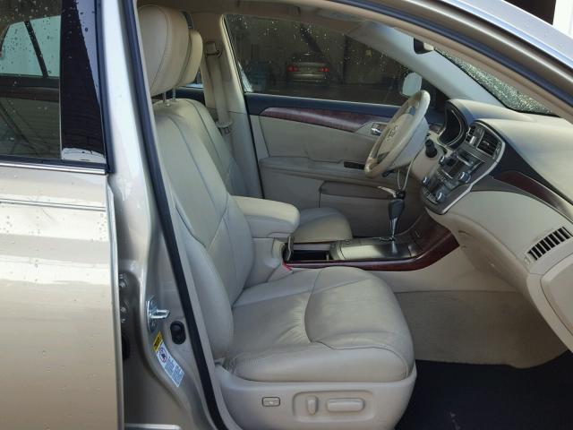 4T1BK3DB0BU409977 - 2011 TOYOTA AVALON BAS GOLD photo 5