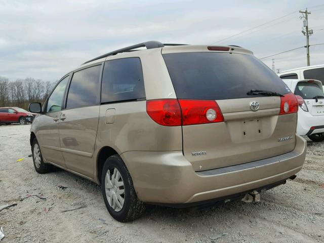 5TDZA23C06S398127 - 2006 TOYOTA SIENNA CE GOLD photo 3