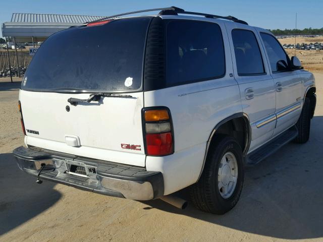 1GKEC13Z94R119488 - 2004 GMC YUKON WHITE photo 4