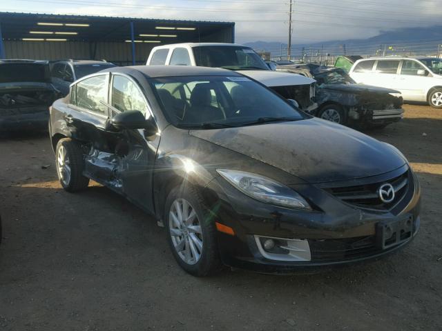 1YVHZ8DH4D5M15557 - 2013 MAZDA 6 TOURING BLACK photo 1