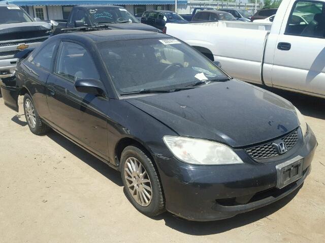 1HGEM22935L023703 - 2005 HONDA CIVIC EX 黑色 照片 1