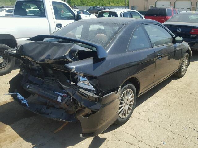 1HGEM22935L023703 - 2005 HONDA CIVIC EX 黑色 照片 4