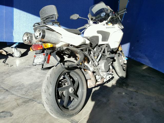 ZDM1VACP79B022300 - 2009 DUCATI MULTISTRAD WHITE photo 4