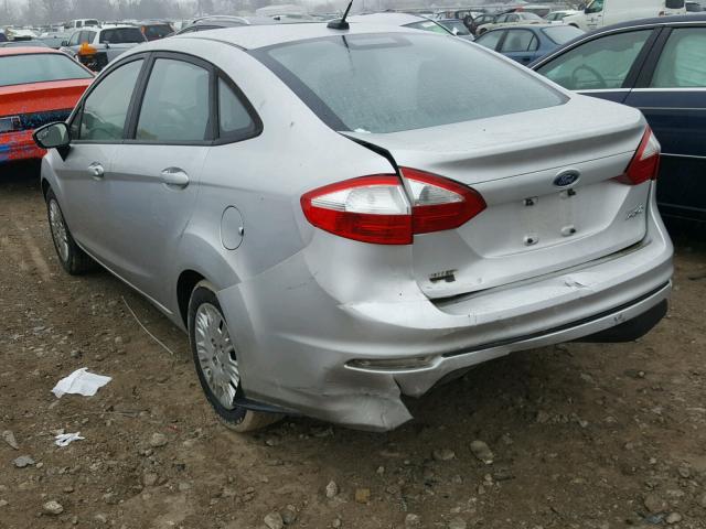 3FADP4AJ6FM123146 - 2015 FORD FIESTA S SILVER photo 3