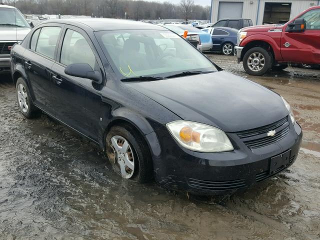 1G1AK55F877399968 - 2007 CHEVROLET COBALT LS BLACK photo 1