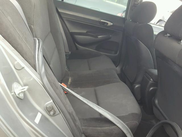 19XFA1F60AE008519 - 2010 HONDA CIVIC GRAY photo 6