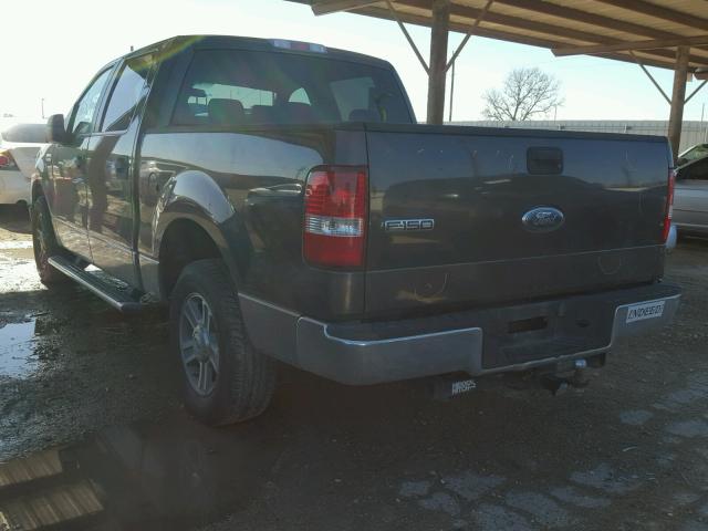 1FTRW12WX6FB79327 - 2006 FORD F150 SUPER GRAY photo 3