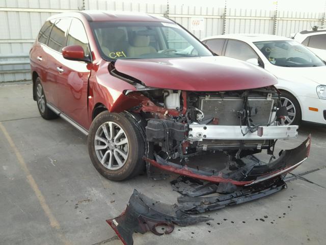 5N1AR2MNXEC735940 - 2014 NISSAN PATHFINDER RED photo 1