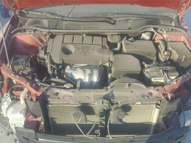 4T3ZA3BB4AU038221 - 2010 TOYOTA VENZA BASE RED photo 7