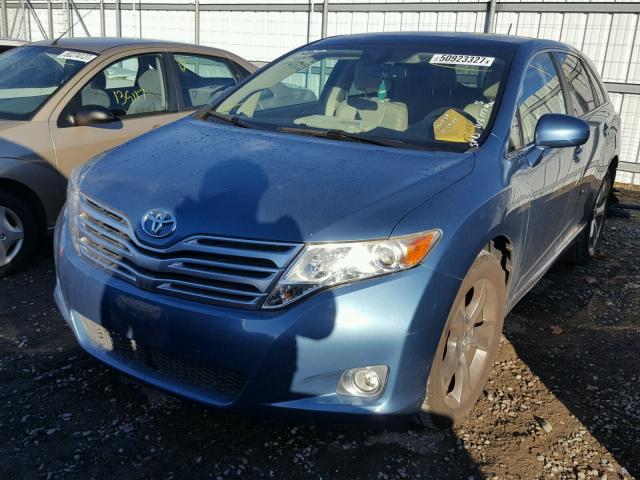 4T3ZK3BB2AU031572 - 2010 TOYOTA VENZA BASE BLUE photo 2