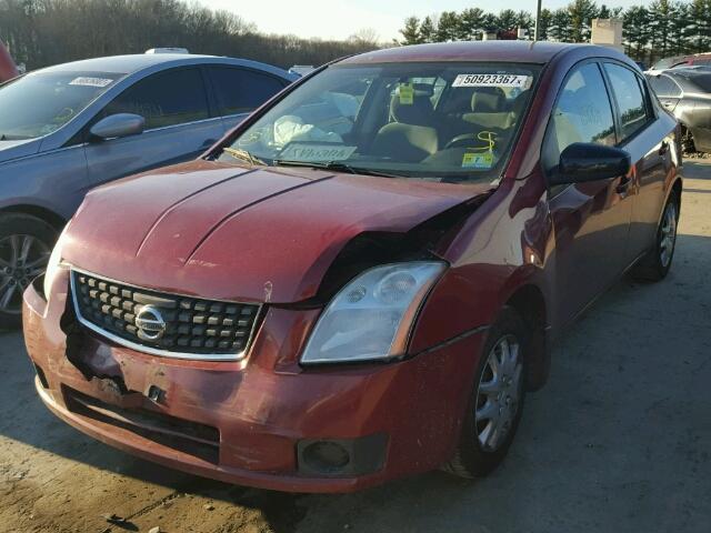 3N1AB61E87L674215 - 2007 NISSAN SENTRA 2.0 MAROON photo 2