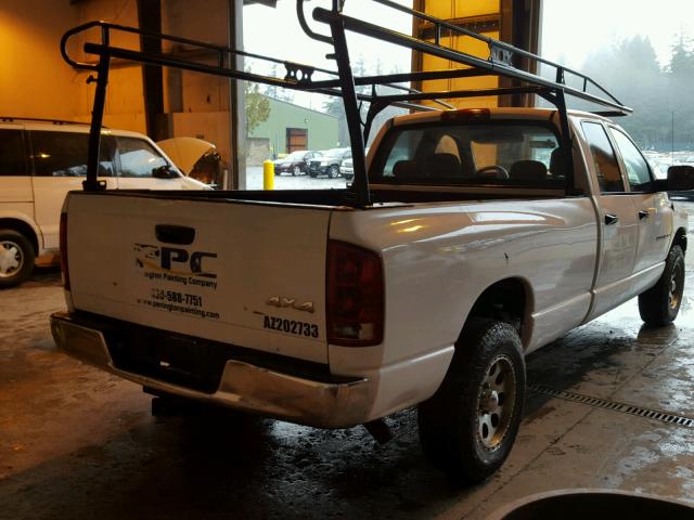 1D7HU18N35J538261 - 2005 DODGE RAM 1500 S WHITE photo 4