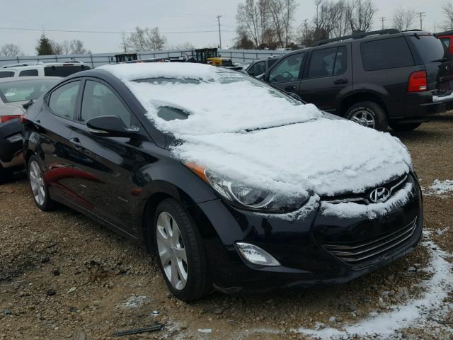 5NPDH4AEXDH386611 - 2013 HYUNDAI ELANTRA GL BLACK photo 1