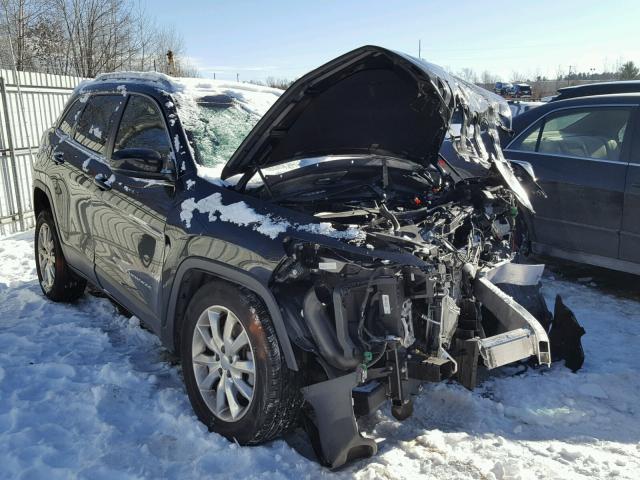 1C4PJMDSXHW568182 - 2017 JEEP CHEROKEE L BLACK photo 1