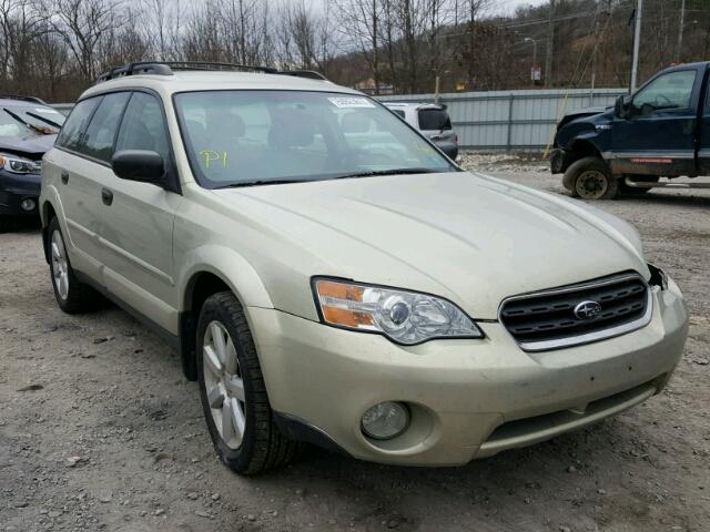 4S4BP61C267363301 - 2006 SUBARU LEGACY OUT BEIGE photo 1