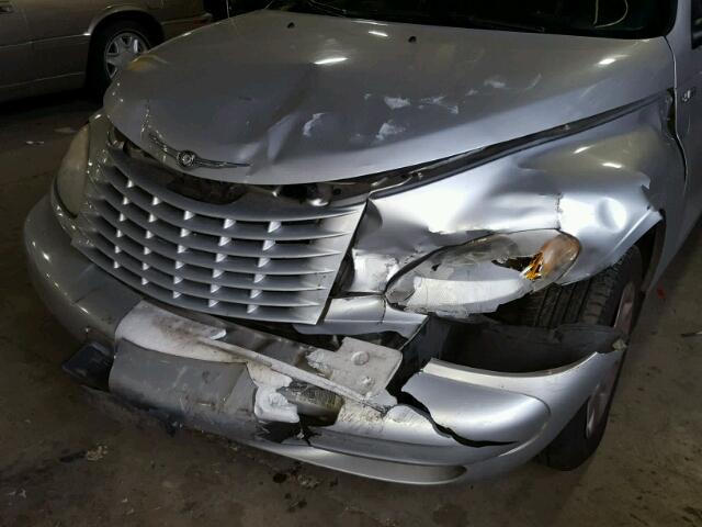 3C4FY48B95T595411 - 2005 CHRYSLER PT CRUISER SILVER photo 9