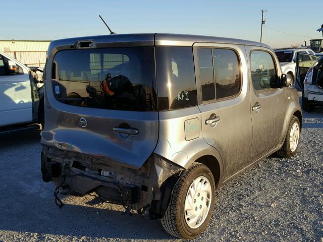 JN8AZ2KR0BT205552 - 2011 NISSAN CUBE BASE GRAY photo 4