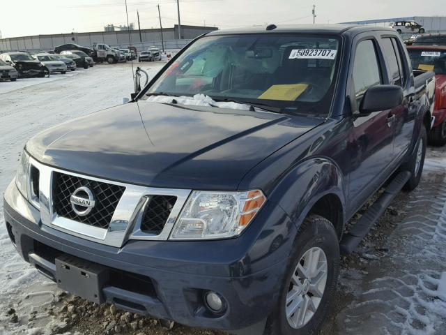 1N6AD0EV5GN713791 - 2016 NISSAN FRONTIER S BLUE photo 2