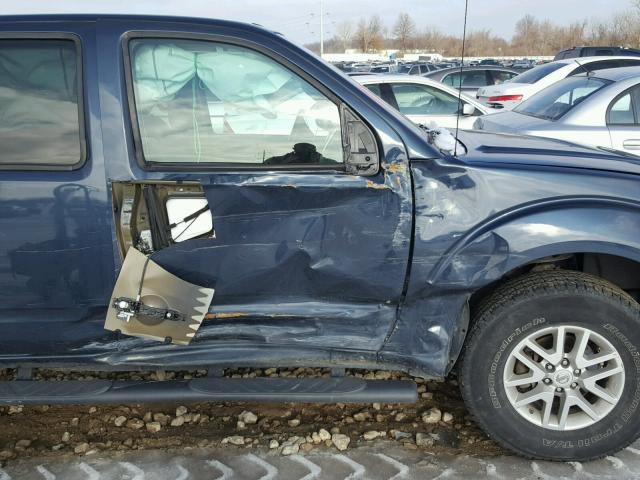 1N6AD0EV5GN713791 - 2016 NISSAN FRONTIER S BLUE photo 9