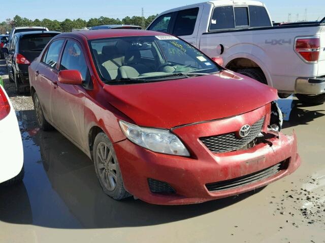 JTDBU4EE1AJ060986 - 2010 TOYOTA COROLLA BA RED photo 1