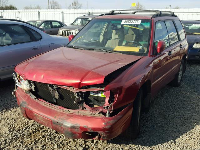 JF1SF65651H735220 - 2001 SUBARU FORESTER S 勃艮第红 照片 2