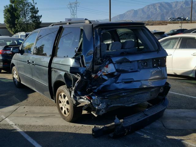 5FNRL18674B099954 - 2004 HONDA ODYSSEY EX GRAY photo 3