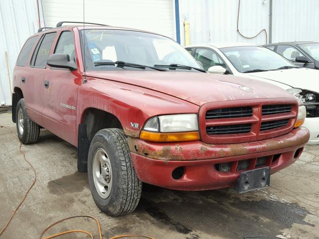 1B4HS28Y6XF500543 - 1999 DODGE DURANGO RED photo 1