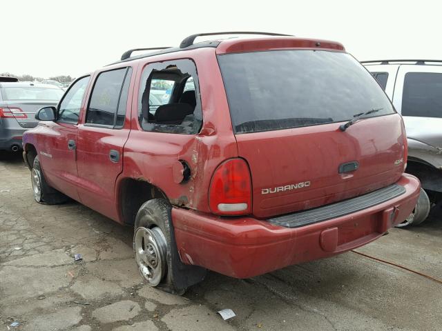 1B4HS28Y6XF500543 - 1999 DODGE DURANGO RED photo 3