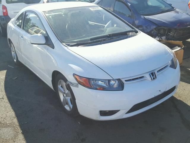 2HGFG11877H584291 - 2007 HONDA CIVIC EX WHITE photo 1