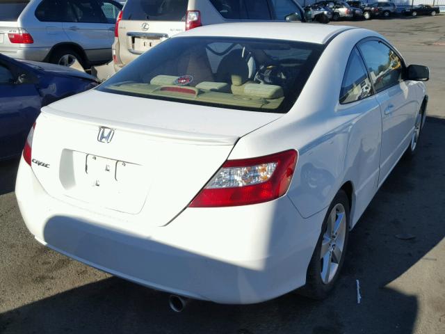 2HGFG11877H584291 - 2007 HONDA CIVIC EX თეთრი ფოტო 4