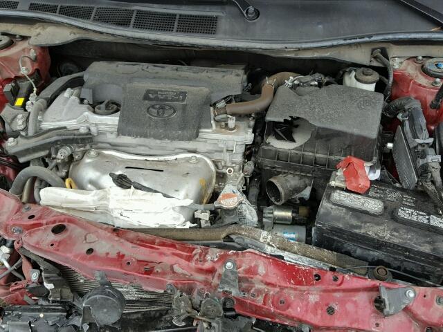 4T1BF1FK0GU605981 - 2016 TOYOTA CAMRY LE RED photo 7