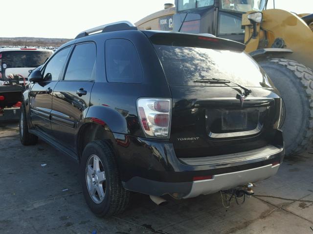 2CKDL33F786328375 - 2008 PONTIAC TORRENT BLACK photo 3