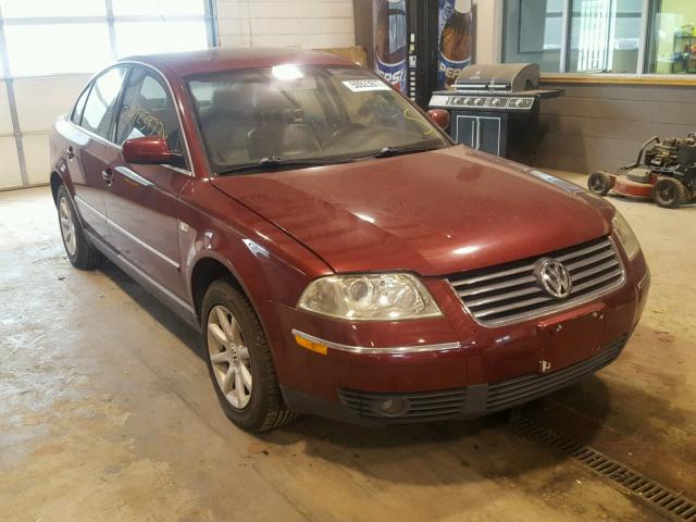 WVWPD63B04P050428 - 2004 VOLKSWAGEN PASSAT GLS RED photo 1