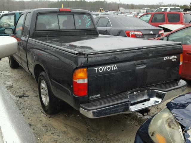 4TAVL52NXYZ605990 - 2000 TOYOTA TACOMA XTR BLACK photo 3