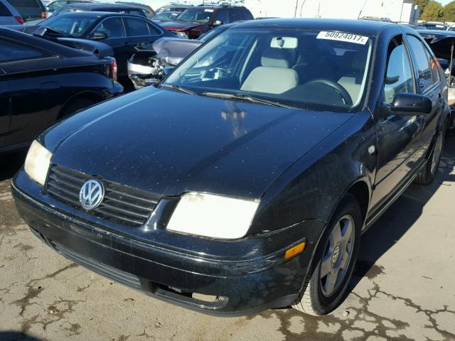 3VWSE69M32M014152 - 2002 VOLKSWAGEN JETTA GLS BLACK photo 2