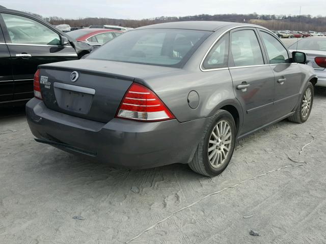 1MEFM42125G602987 - 2005 MERCURY MONTEGO PR GRAY photo 4