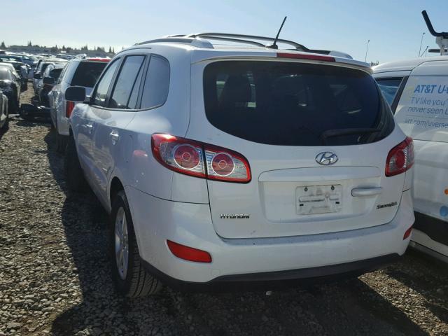 5NMSH4AG6AH394383 - 2010 HYUNDAI SANTA FE S WHITE photo 3