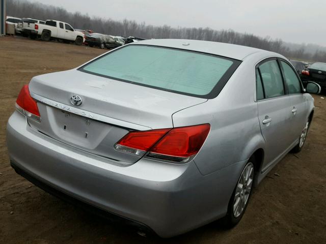 4T1BK3DB2BU427395 - 2011 TOYOTA AVALON BAS SILVER photo 4