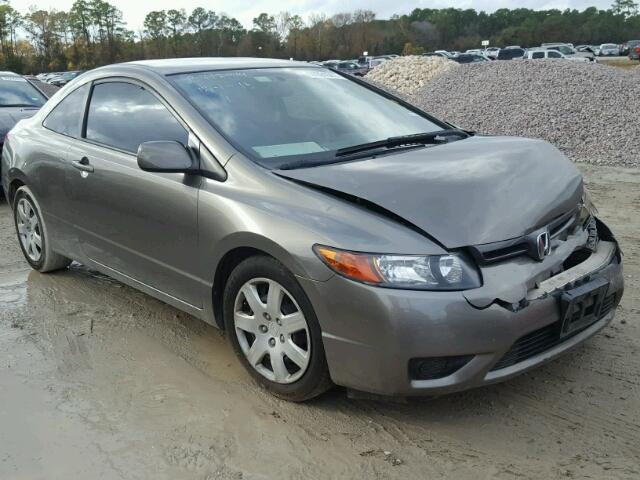 2HGFG126X8H581853 - 2008 HONDA CIVIC LX BROWN photo 1