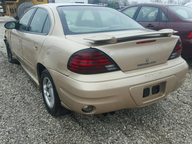 1G2NF52E94C255989 - 2004 PONTIAC GRAND AM S GOLD photo 3