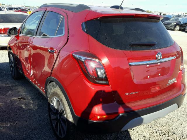 KL4CJBSB2HB086054 - 2017 BUICK ENCORE PRE RED photo 3