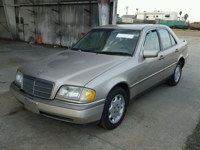 WDBHA22EXTF350871 - 1996 MERCEDES-BENZ C 220 BEIGE photo 2