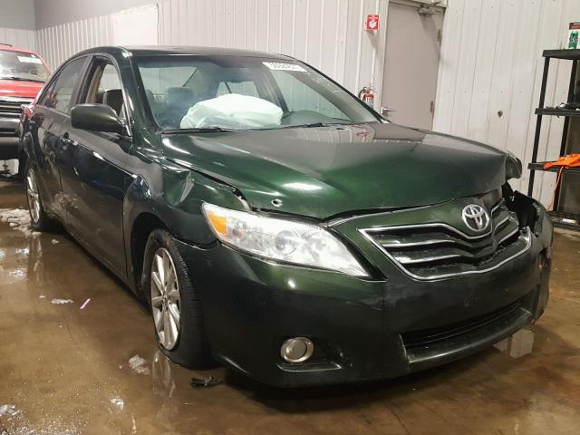 4T1BK3EK5AU605006 - 2010 TOYOTA CAMRY SE GREEN photo 1