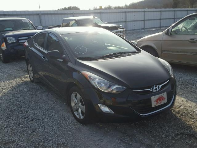 KMHDH4AE3CU469104 - 2012 HYUNDAI ELANTRA GL BLACK photo 1