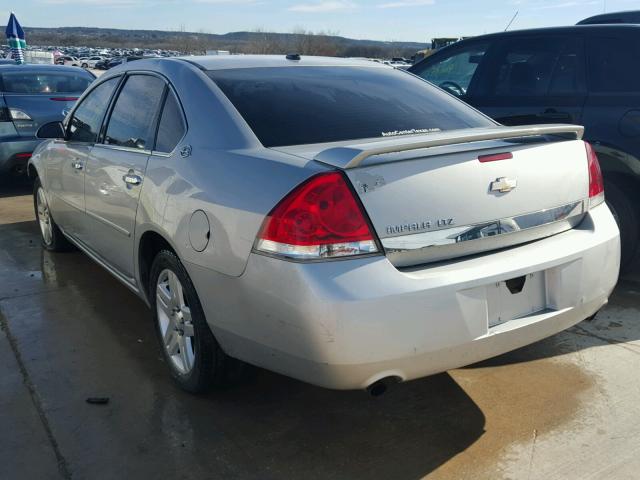 2G1WU58R779235423 - 2007 CHEVROLET IMPALA LTZ SILVER photo 3