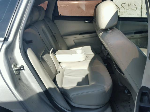 2G1WU58R779235423 - 2007 CHEVROLET IMPALA LTZ SILVER photo 6