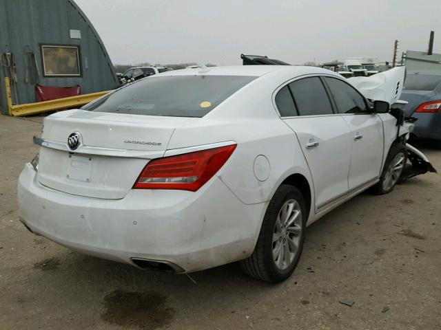 1G4GB5G37EF304884 - 2014 BUICK LACROSSE WHITE photo 4